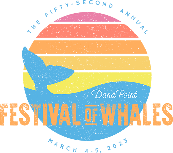 2023 Festival of Whales Logo